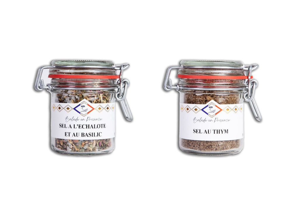 Unique Salts with Thyme Shallot Basil Flavors to enhance your dishes