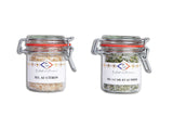 Zesty Salt Blends - Garlic & Parsley, Lemon Infused - Perfect for adding spritzy notes to your meals